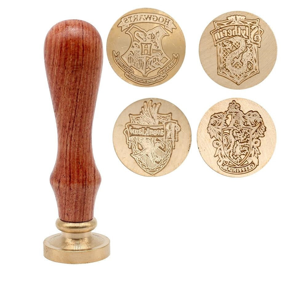 Harry Potter Collectible Vintage Wax Seal Stamp & Spoon Tool for Heating  Wax Seal Bead - (Logos from Hogwarts, The House of Gryffindor, Ravenclaw 